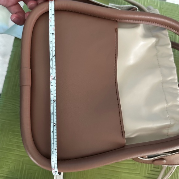 Cream Couch Beige Shoulder/ Crossbody Bag - Picture 8 of 9